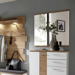 Wohnen Spiegel|Flurspiegel*Wandspiegel mit Facettenschliff 80x85x3 cm - Symbrosia