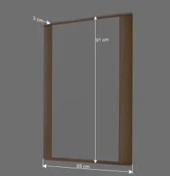 Wohnen Spiegel|Flurspiegel*Wandspiegel mit Holzrahmen - Mabasa
