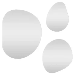 Wohnen Wandspiegel Set in modernem Design - Seventys (dreiteilig)