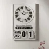 Wohnen Wanduhr mit Kalender im Vintage Look - Rissino