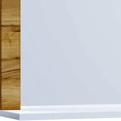 Wohnen Badezimmer Komplett*Wand-Waschtisch & Spiegel Set - Cabarete (zweiteilig)