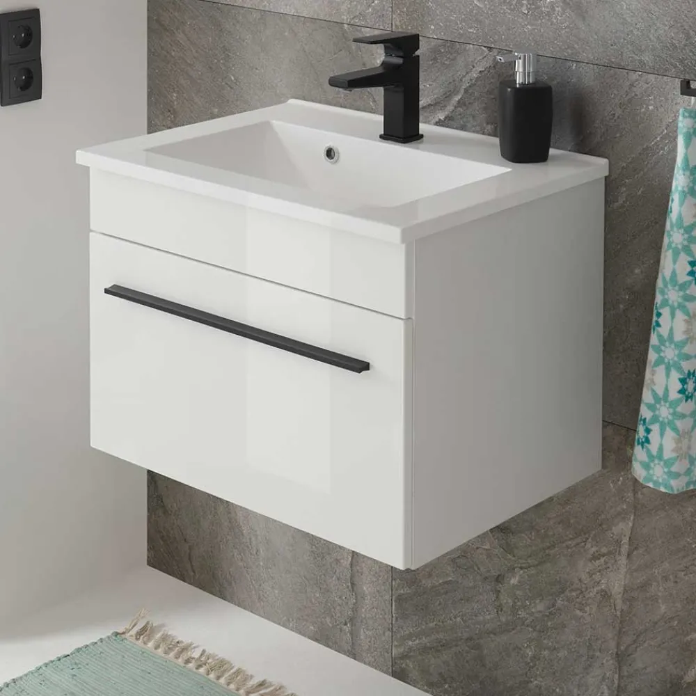 Wohnen Wand-Waschtisch mit Klappe - Ingmesan