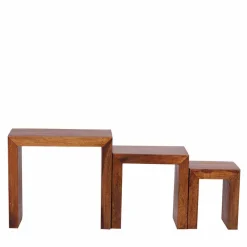 Wohnen Wangen Dreisatztisch Hoslo ineinander schiebbar (dreiteilig)