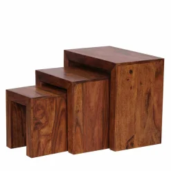 Wohnen Wangen Dreisatztisch Hoslo ineinander schiebbar (dreiteilig)