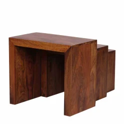 Wohnen Wangen Dreisatztisch Hoslo ineinander schiebbar (dreiteilig)