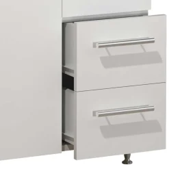 Wohnen Waschtisch|Waschbeckenunterschränke*Waschbecken mit Unterschrank in Weiß - Nancyssa