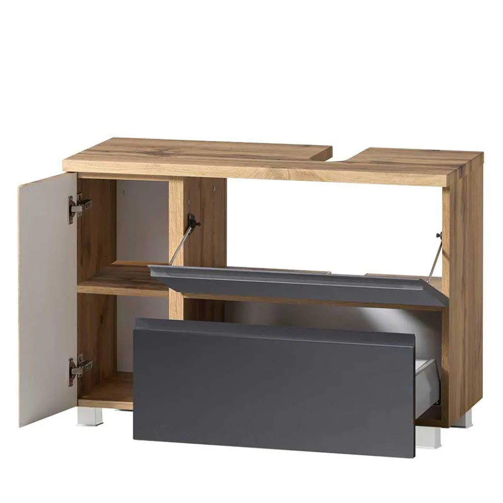 Wohnen Waschtisch|Waschbeckenunterschränke*Waschbecken Unterschrank in 85 cm Breite - Jambi