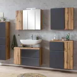 Wohnen Waschtisch|Waschbeckenunterschränke*Waschbecken Unterschrank in 85 cm Breite - Jambi