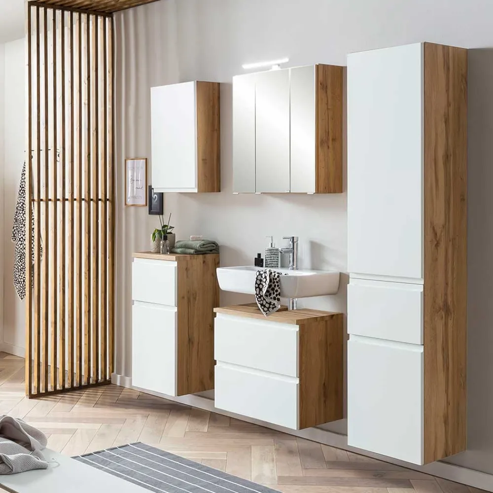 Wohnen Badschränke|Waschtisch*Waschbecken Unterschrank mit Klappe & Schublade - Eight