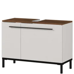 Wohnen Badschränke*Waschbecken Unterschrank in Hellgrau - Dolida