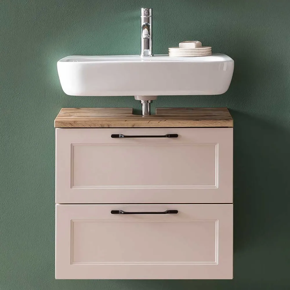 Wohnen Waschbeckenschrank in Hellgrau - Trioto