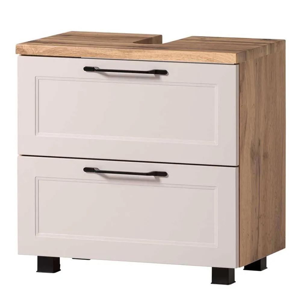 Wohnen Waschbeckenschrank in Hellgrau - Trioto