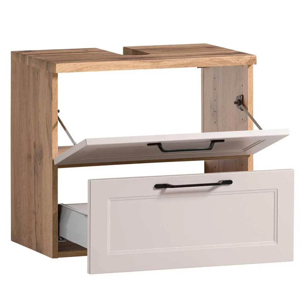 Wohnen Waschbeckenschrank in Hellgrau - Trioto