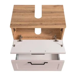 Wohnen Waschbeckenschrank in Hellgrau - Trioto