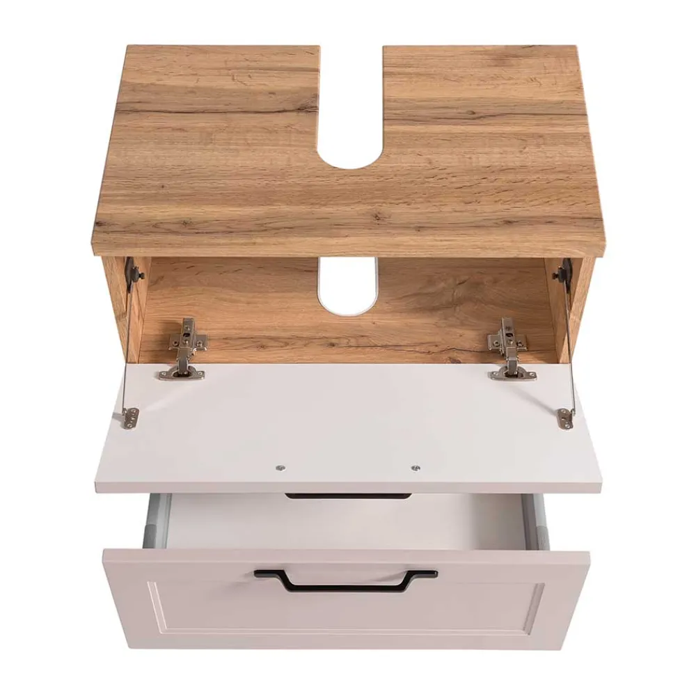 Wohnen Waschbeckenschrank in Hellgrau - Trioto