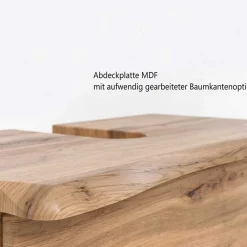 Wohnen Waschbeckenschrank in Holzoptik Wildeiche - Drumias