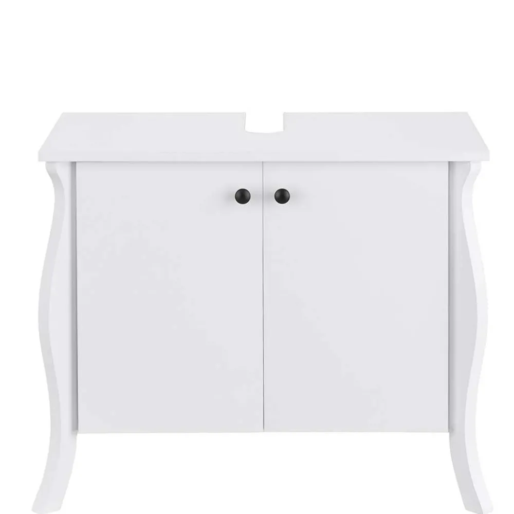 Wohnen Badschränke|Waschtisch*Waschbeckenschrank in Weiß - 2-türig - Besi