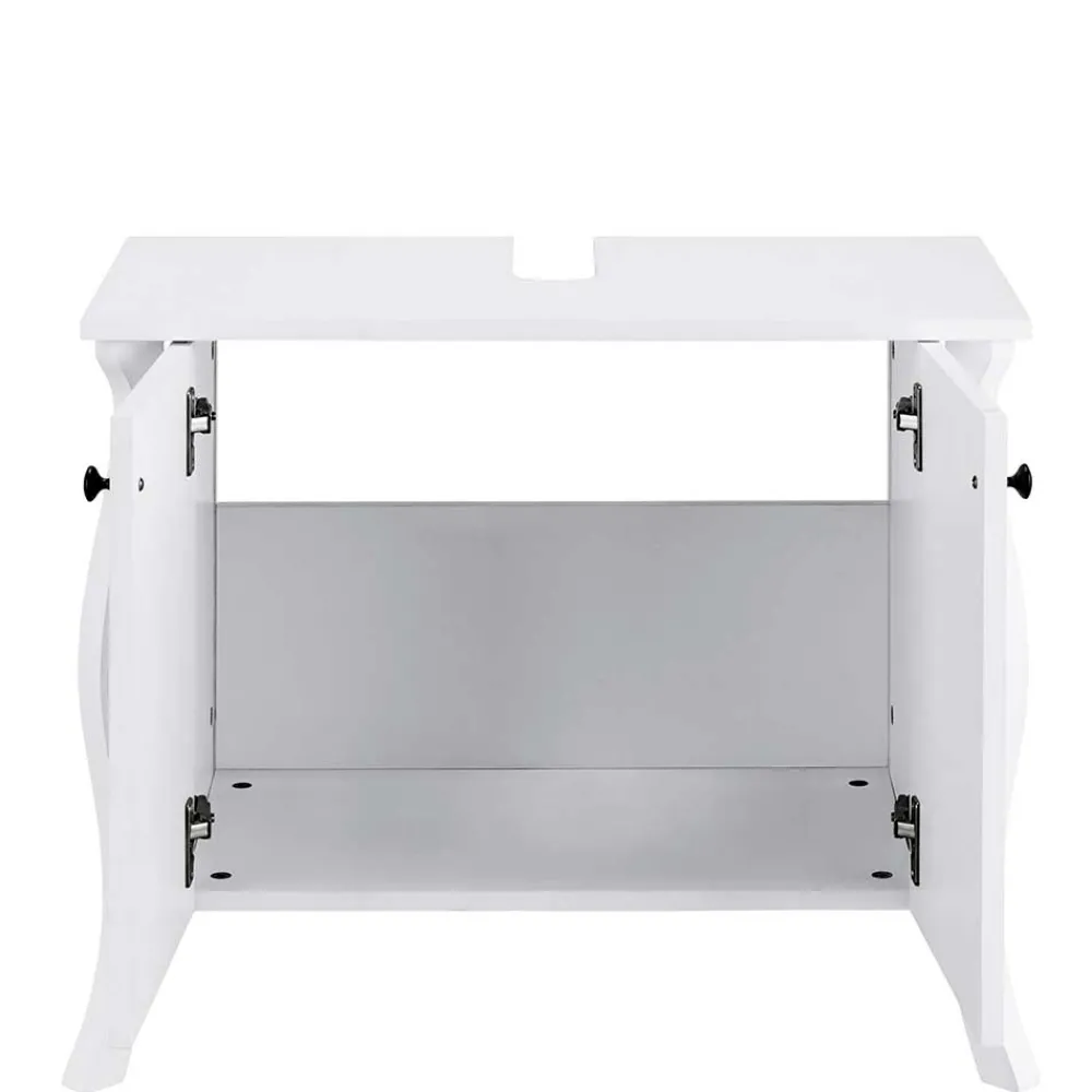 Wohnen Badschränke|Waschtisch*Waschbeckenschrank in Weiß - 2-türig - Besi