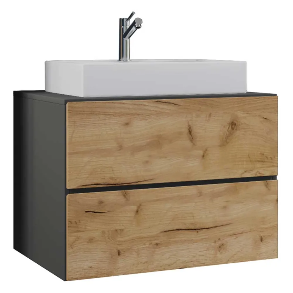 Wohnen Schränke|Waschtisch*Waschbeckenschrank mit Aufsatzbecken - Effect