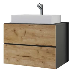 Wohnen Schränke|Waschtisch*Waschbeckenschrank mit Aufsatzbecken - Effect