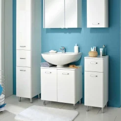 Wohnen Waschbeckenschrank mit Doppeltür - Yennja