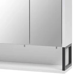 Wohnen Waschbeckenschrank mit Spiegelschrank Set - Ismilav (zweiteilig)