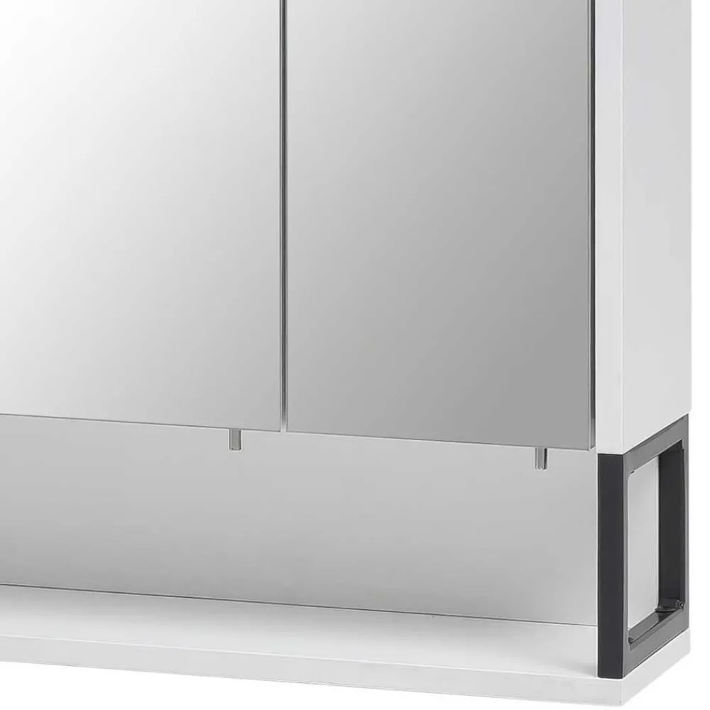 Wohnen Waschbeckenschrank mit Spiegelschrank Set - Ismilav (zweiteilig)