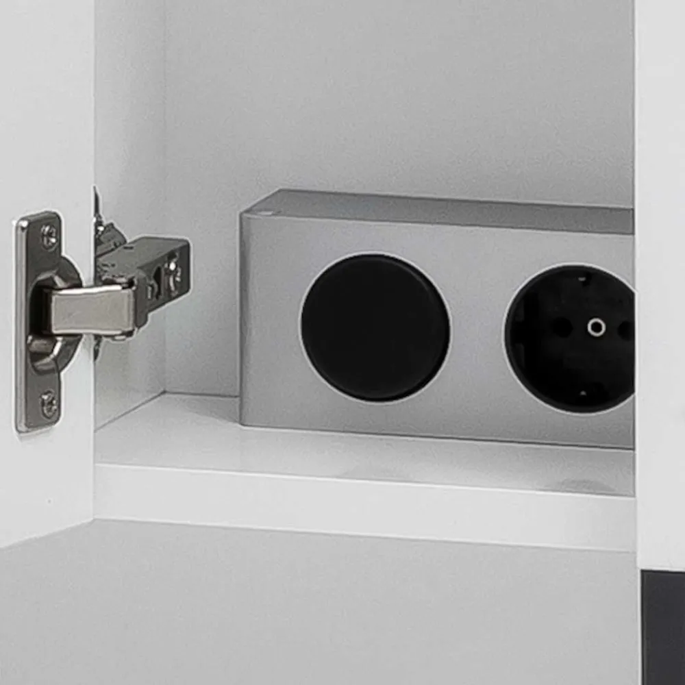 Wohnen Waschbeckenschrank mit Spiegelschrank Set - Ismilav (zweiteilig)