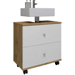 Wohnen Waschtisch|Waschbeckenunterschränke*Waschbeckenschrank mit zwei Schubladen - Nelani