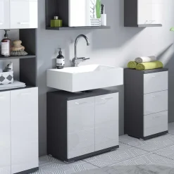 Wohnen Badschränke|Waschtisch*Waschbeckenschrank 2-türig - Asutria