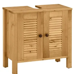 Wohnen Waschbeckenunterschrank aus Kiefer Massivholz - Zavieca