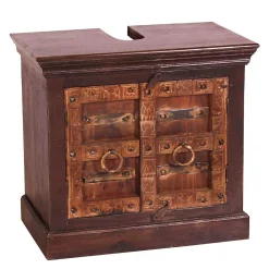 Wohnen Waschbeckenunterschrank aus Recyclingholz - Solapura