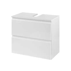 Wohnen Waschbeckenunterschrank Concetada in Hochglanz Weiß