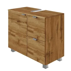 Wohnen Waschtisch|Waschbeckenunterschränke*Waschbecken-Unterschrank in Wildeiche Holzoptik - Sucaeva