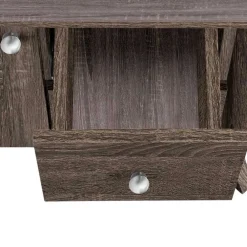 Wohnen Badschränke|Waschtisch*Waschbeckenunterschrank in Eiche Grau Holz Dekor - Fionora