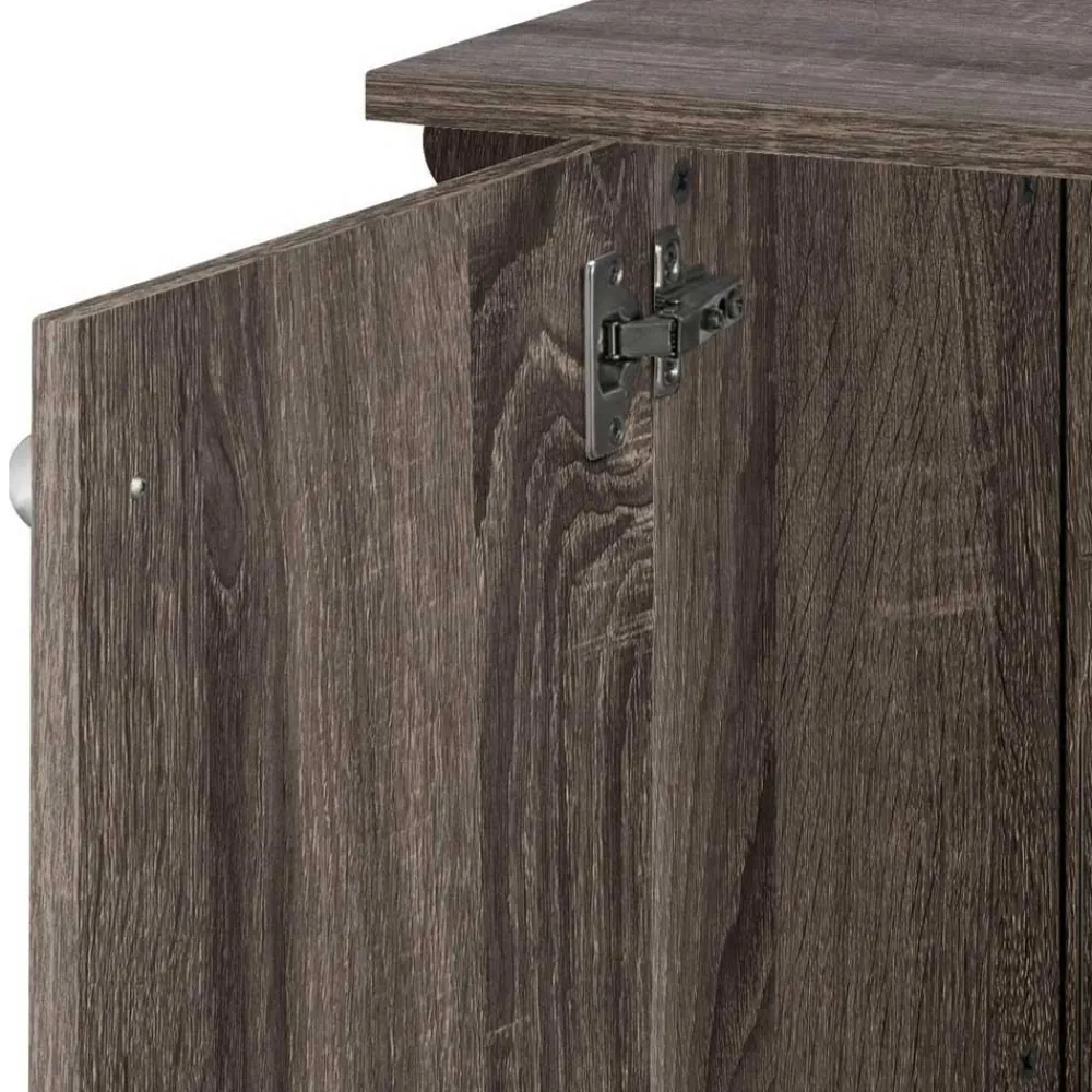 Wohnen Badschränke|Waschtisch*Waschbeckenunterschrank in Eiche Grau Holz Dekor - Fionora