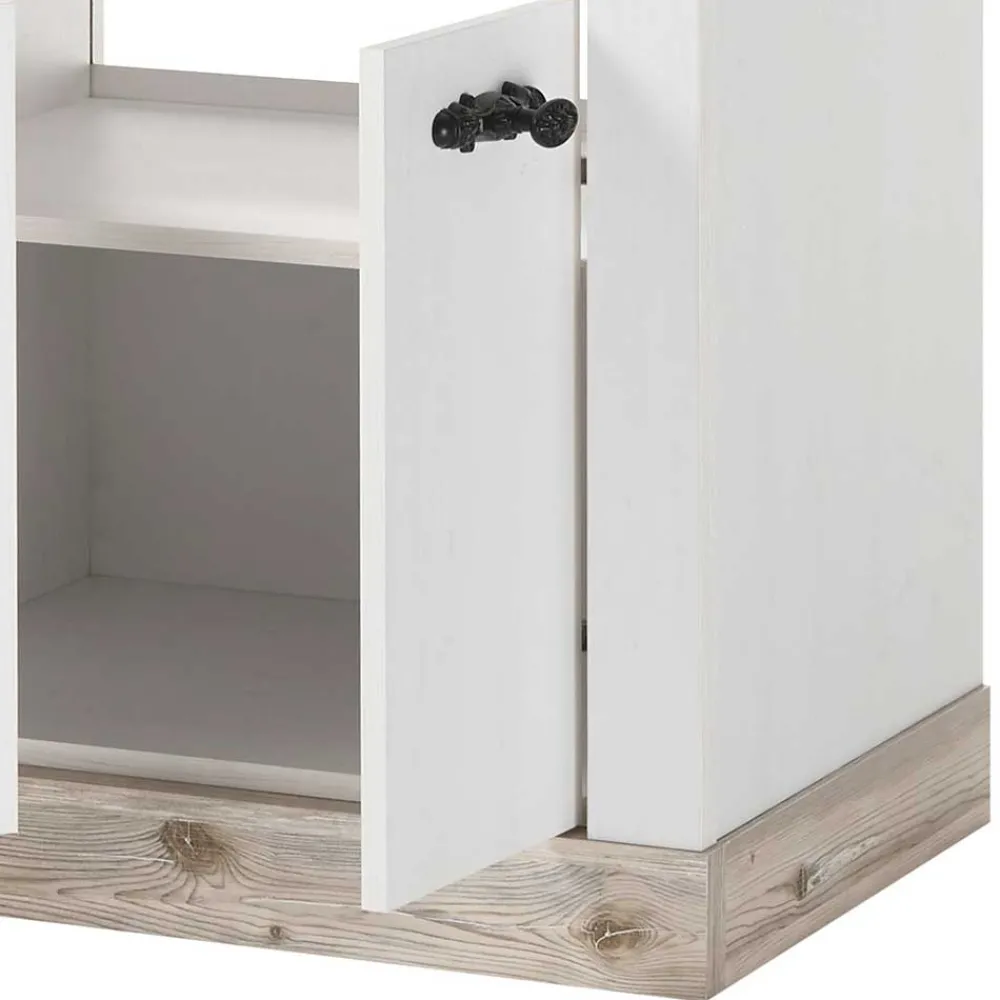 Wohnen Waschtisch|Waschbeckenunterschränke*Waschbeckenunterschrank im Landhausstil - Doules