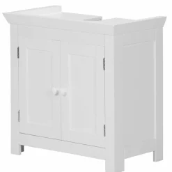 Wohnen Waschtisch|Waschbeckenunterschränke*Waschbeckenunterschrank in Weiß mit Doppeltür - Hank