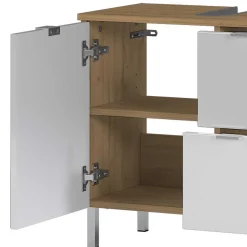 Wohnen Waschbeckenunterschrank in Weiß Glanz - Narilos