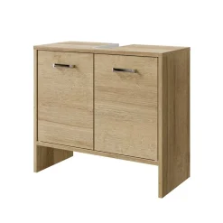 Wohnen Waschtisch|Waschbeckenunterschränke*Waschbeckenunterschrank in Eiche Dekor - Madeonary