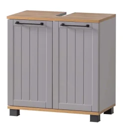 Wohnen Waschtisch|Waschbeckenunterschränke*Waschbeckenunterschrank in Platingrau - Benja