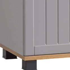 Wohnen Waschtisch|Waschbeckenunterschränke*Waschbeckenunterschrank in Platingrau - Benja