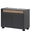 Wohnen Waschtisch|Waschbeckenunterschränke*Waschbeckenunterschrank in Anthrazit & Wildeiche - Marcius