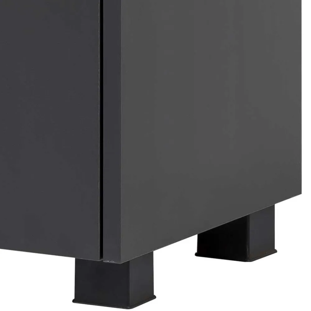 Wohnen Waschtisch|Waschbeckenunterschränke*Waschbeckenunterschrank in Anthrazit & Wildeiche - Marcius