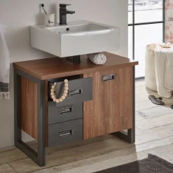 Wohnen Waschtisch|Waschbeckenunterschränke*Waschbeckenunterschrank im Industrial Design - Forawas