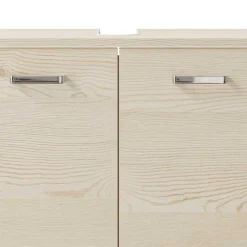 Wohnen Waschtisch|Waschbeckenunterschränke*Waschbeckenunterschrank in hellem Holzdekor Pinie - Nova