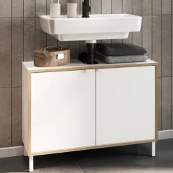 Wohnen Badschränke*Waschbeckenunterschrank in Weiß - Nadals