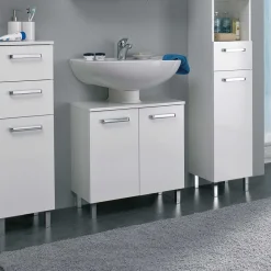 Wohnen Badschränke|Waschtisch*Waschbeckenunterschrank in Weiß - Ardin