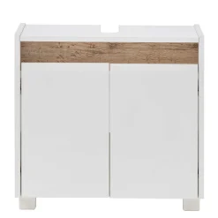 Wohnen Waschbeckenunterschrank in Weiß & Wildeiche - Etravia