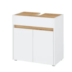 Wohnen Waschbeckenunterschrank in Weiß - Nonessia